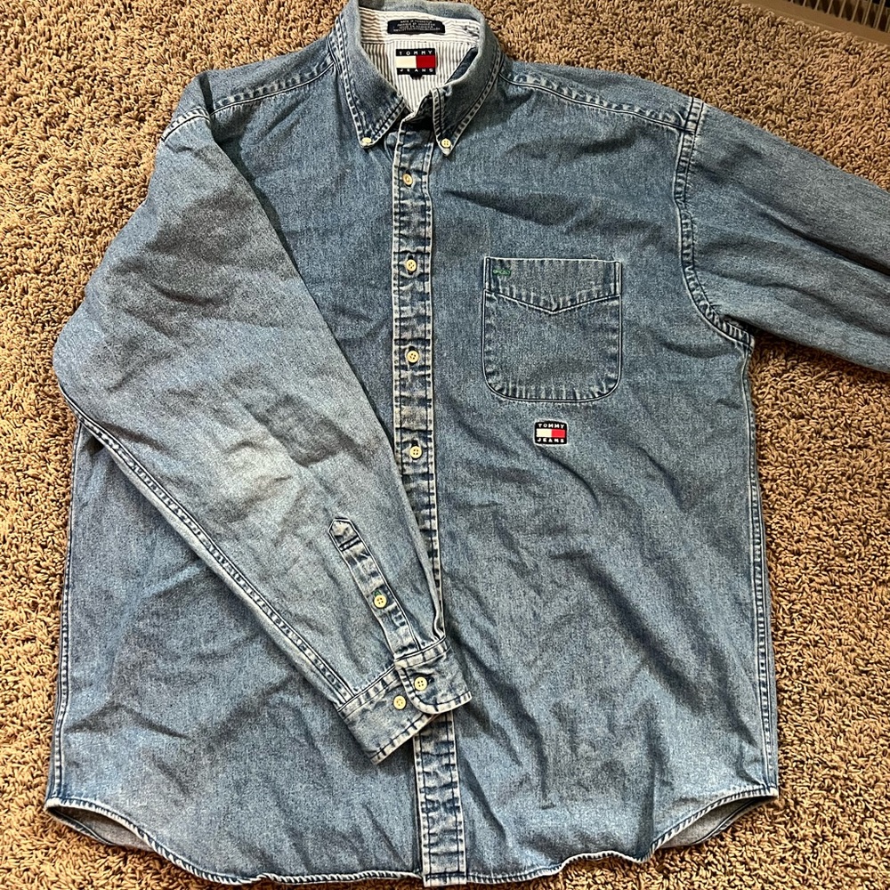Vintage Tommy Hilfiger denim shirt
